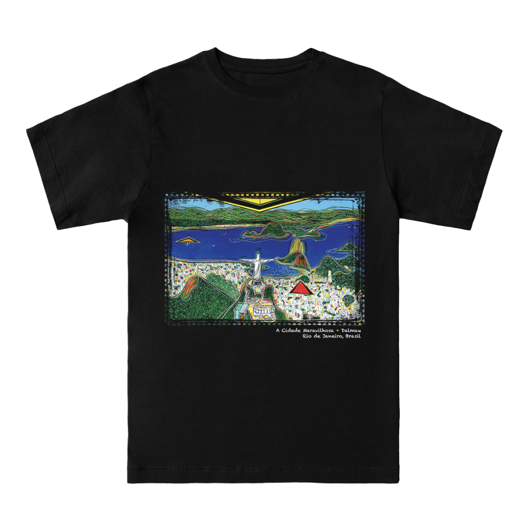 A Cidade Maravilhosa - T-shirt - Preta