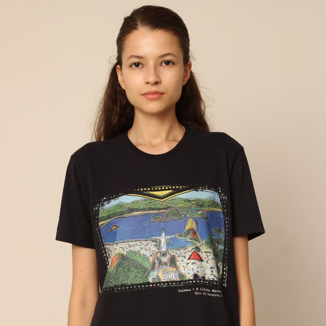 A Cidade Maravilhosa - T-shirt - Preta