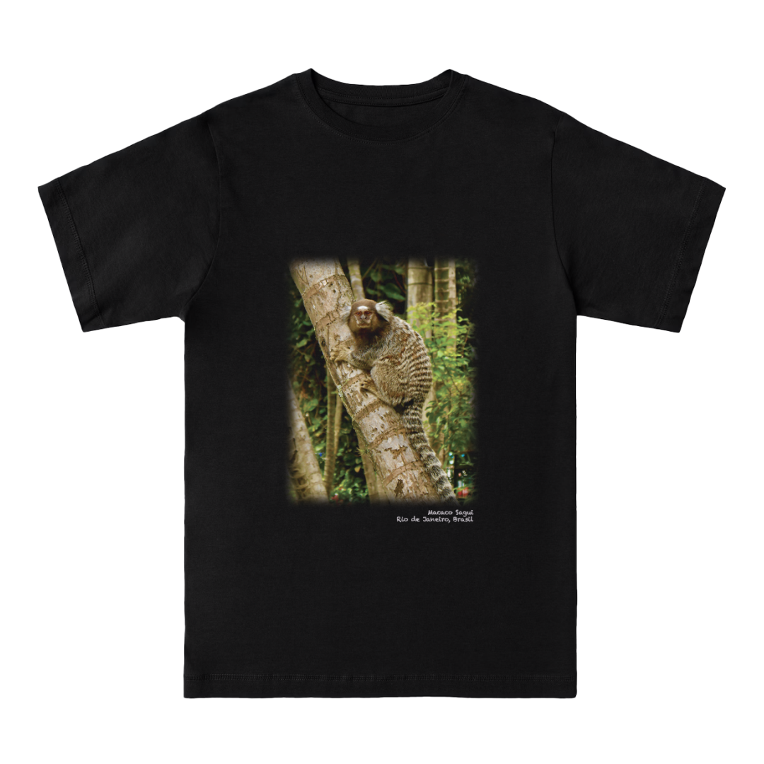 Macaco Sagui - T-shirt - Preta
