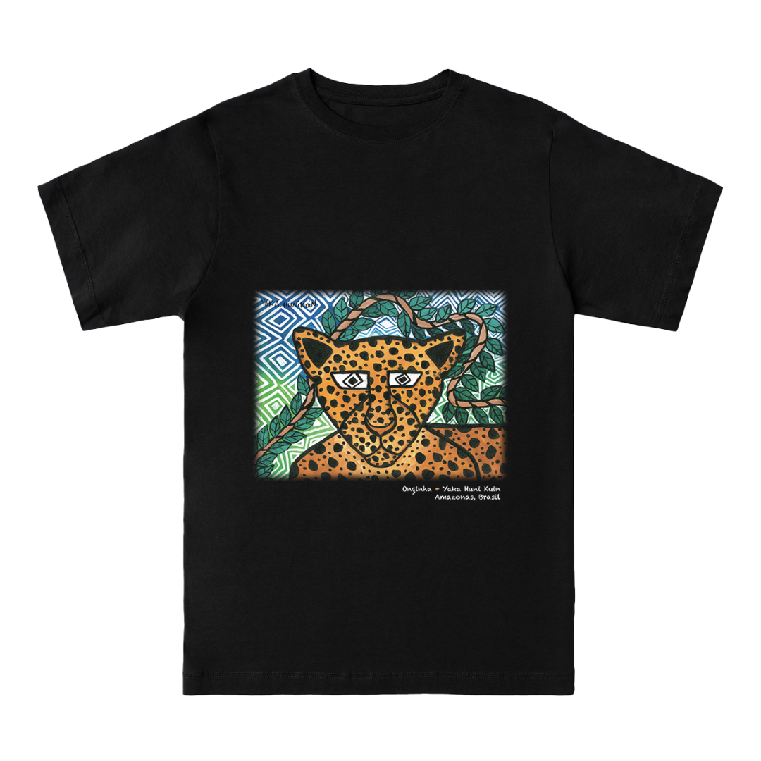 Onçinha - T-shirt - Preta