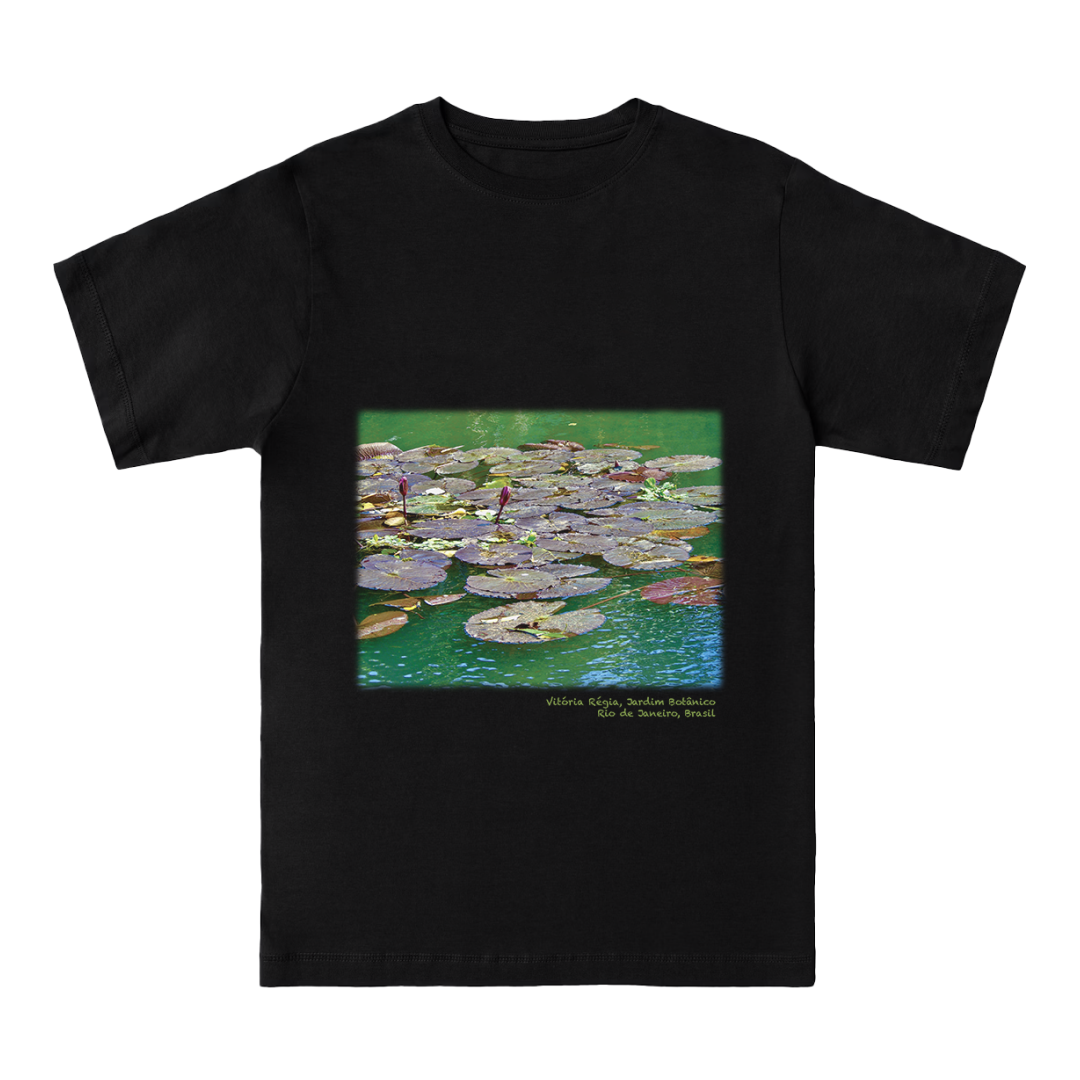 Vitória Régia - T-shirt - Preta