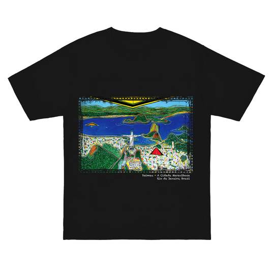 A Cidade Maravilhosa - T-shirt - Preta