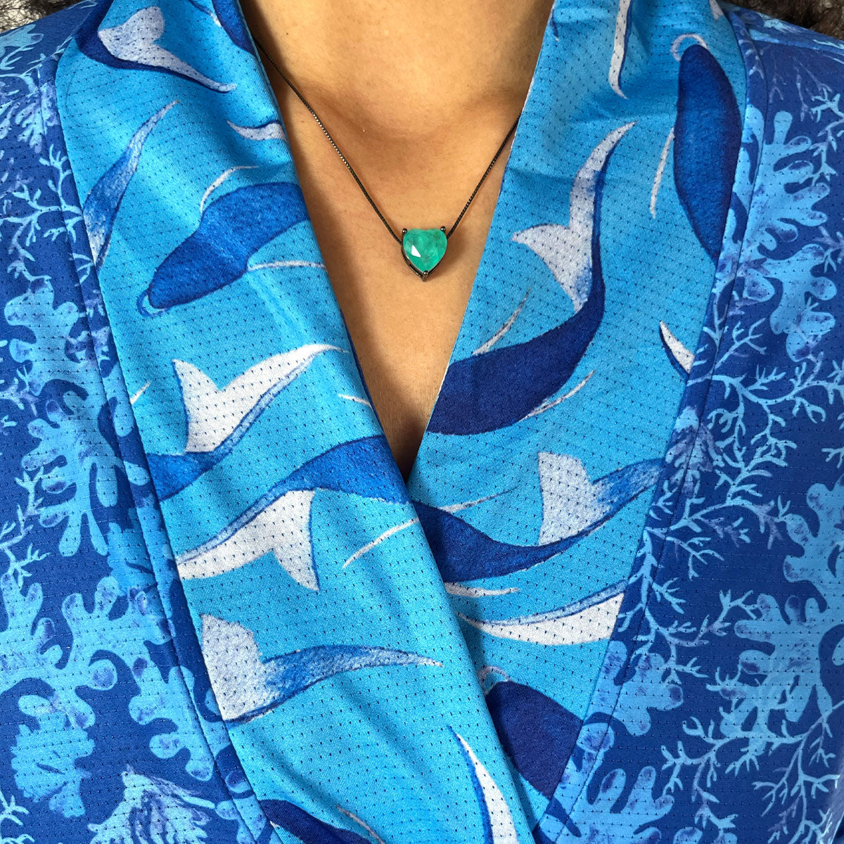 Kimono Dupla Face Azul
