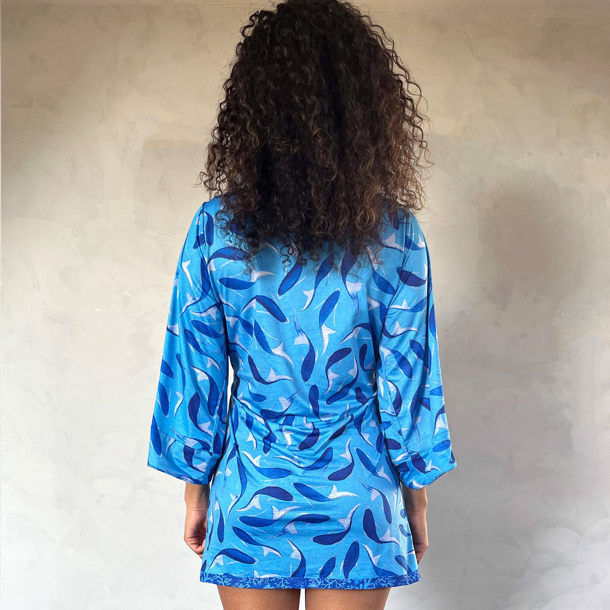 Kimono Dupla Face Azul
