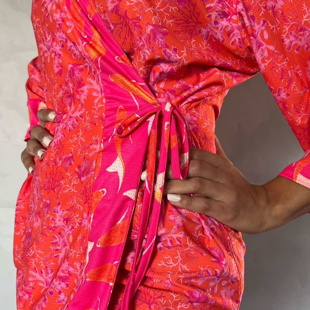 Kimono Dupla Face Rosa