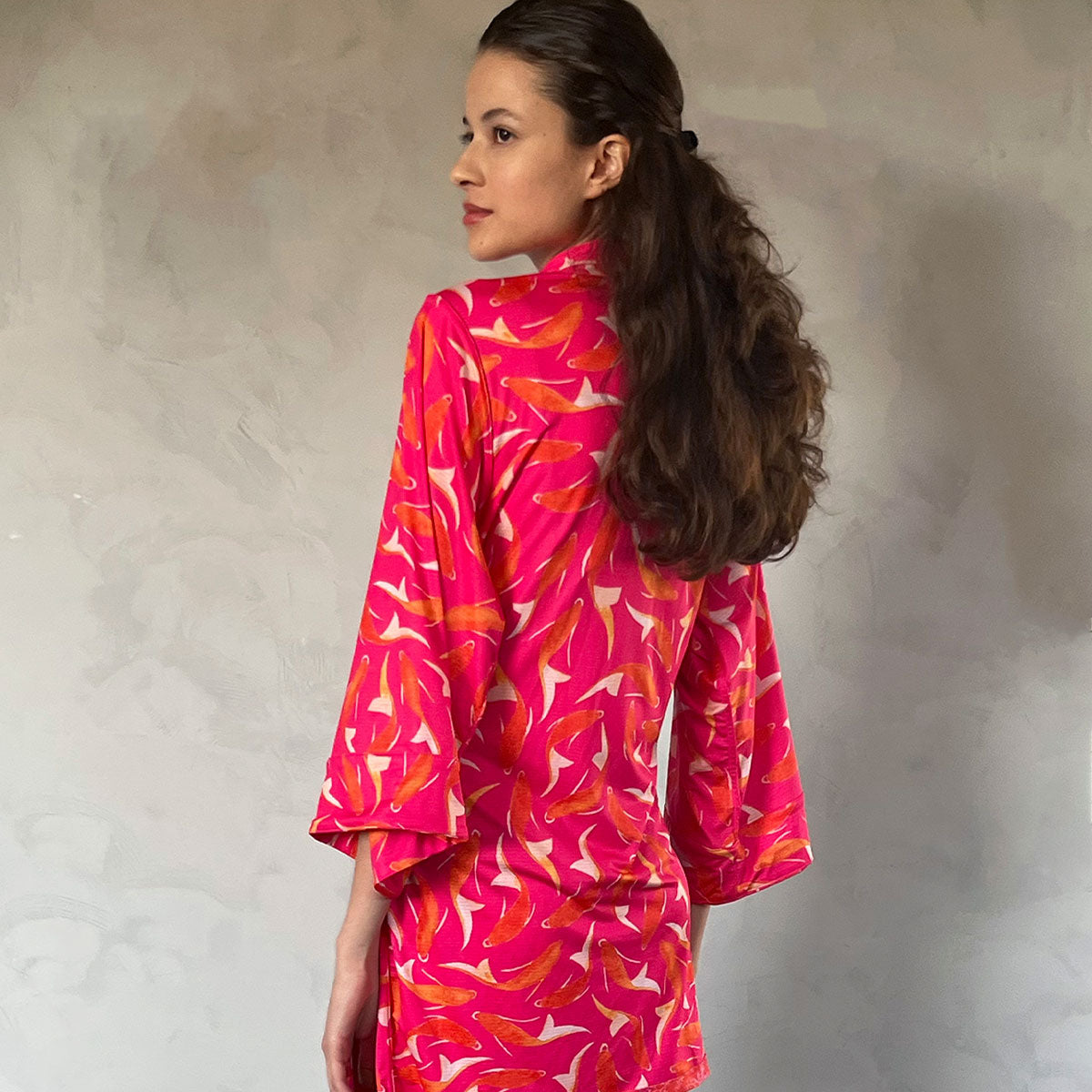 Kimono Dupla Face Rosa