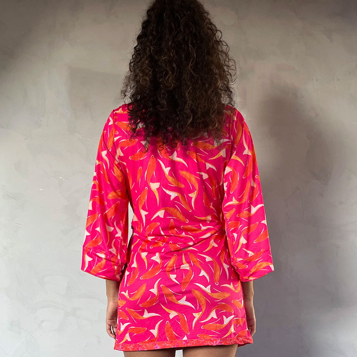 Kimono Dupla Face Rosa