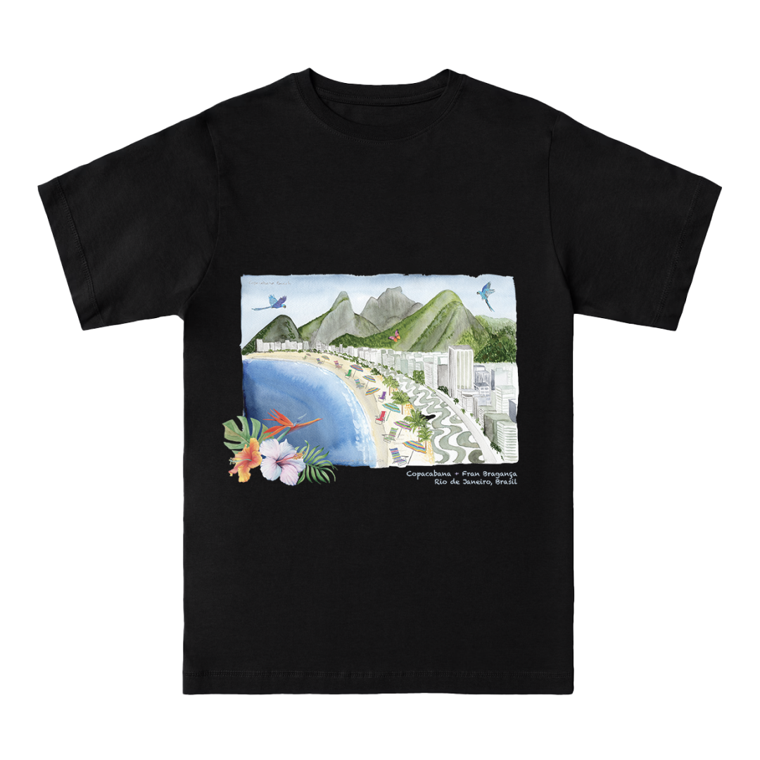 Copacabana - T-shirt Preta